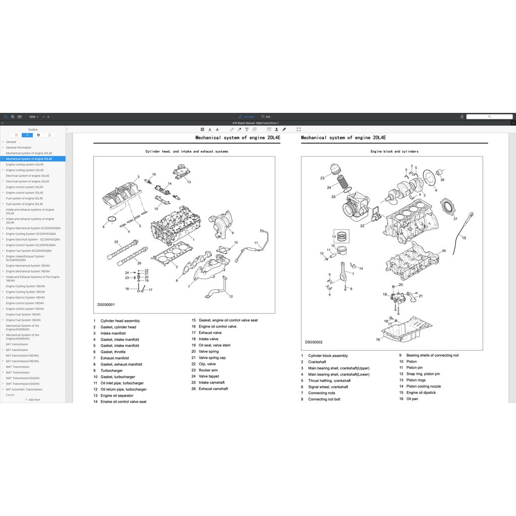 Maxus G10 2016-2023 Full Manual Set – Repair & Maintenance Manual - page 8
