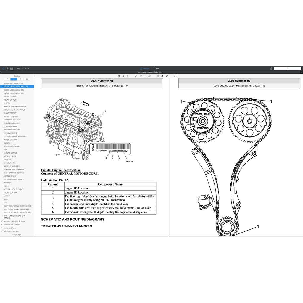 Hummer H3 2006-2010 Full Manual Set – Repair & Maintenance Manual - page 9
