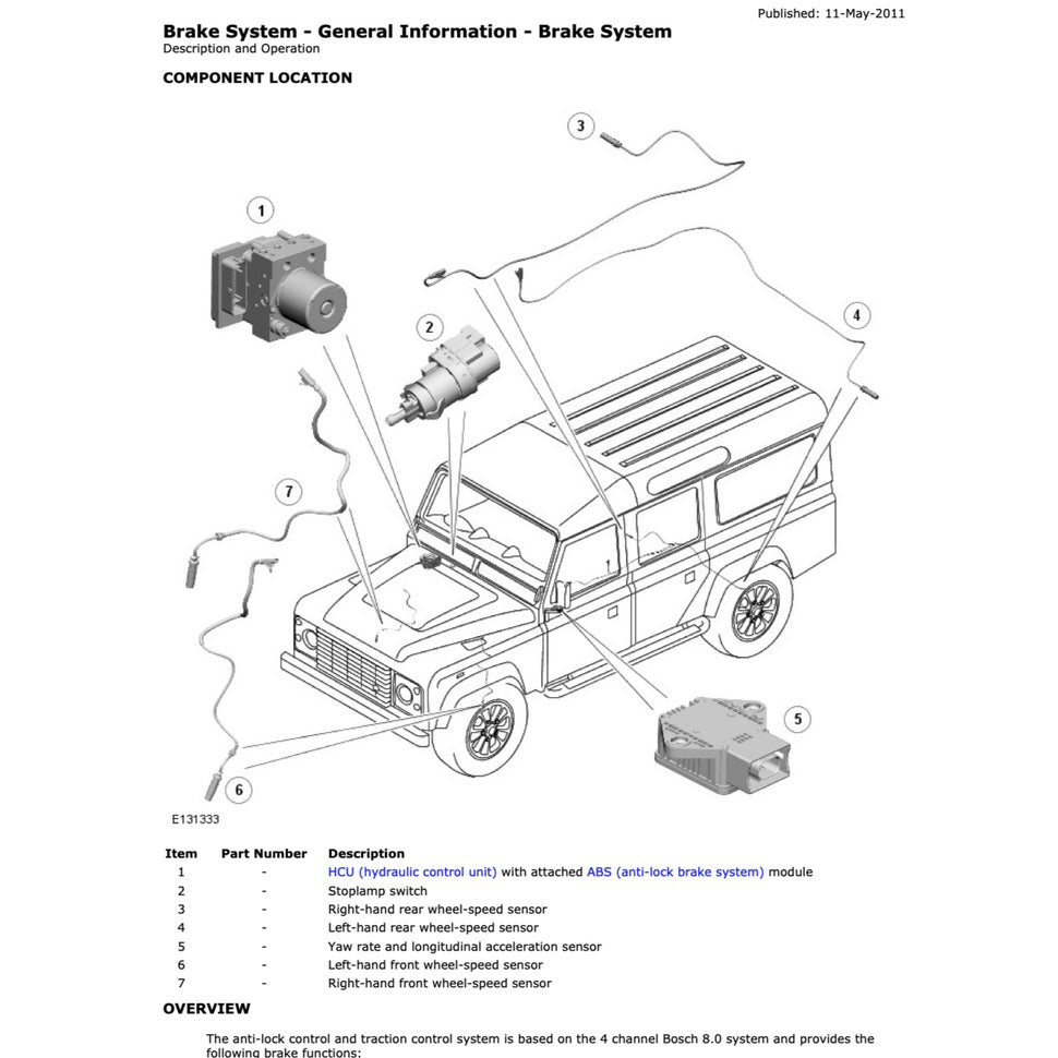Land Rover DEFENDER ID4 2012-2019 Full Manual Set – Repair & Maintenance Manual - page 6