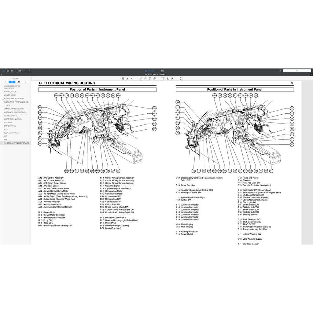 Lexus IS300 2002-2005 Full Manual Set – Repair & Maintenance Manual - page 9