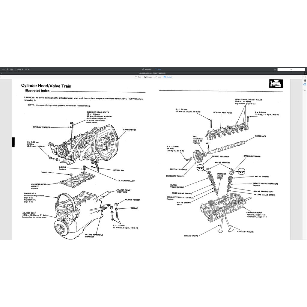 Honda PRELUDE BA3-BA7 1987-1992 Full Manual Set – Repair & Maintenance Manual - page 3
