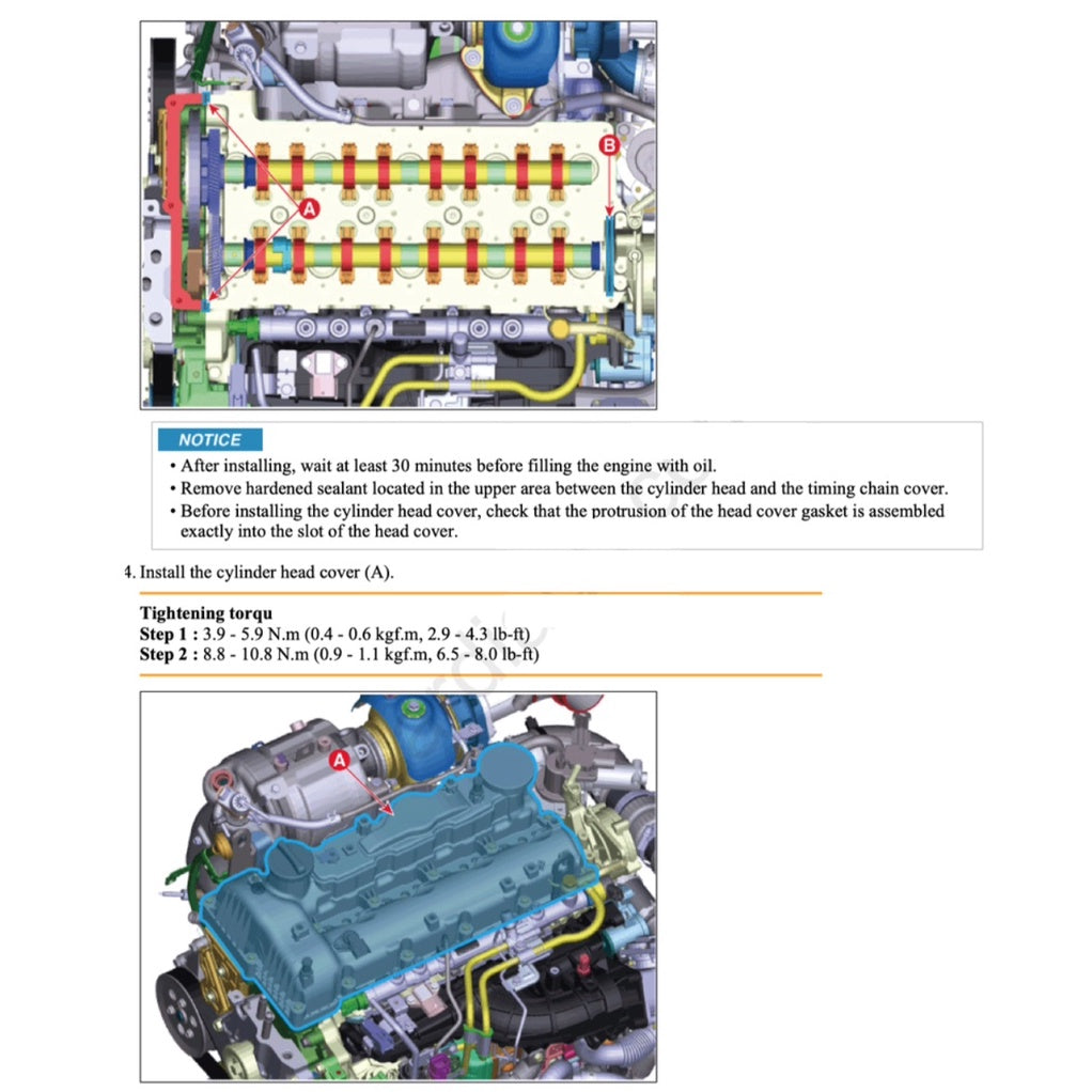 Kia Engine D4HB 2.2L "R" CRDI Service Repair Manual - page 7