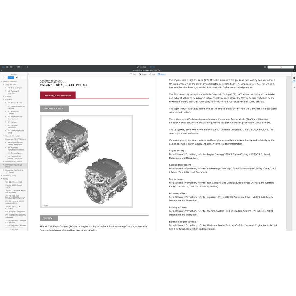 Jaguar F-PACE X761 2016-2024 Full Manual Set – Repair & Maintenance Manual - page 2