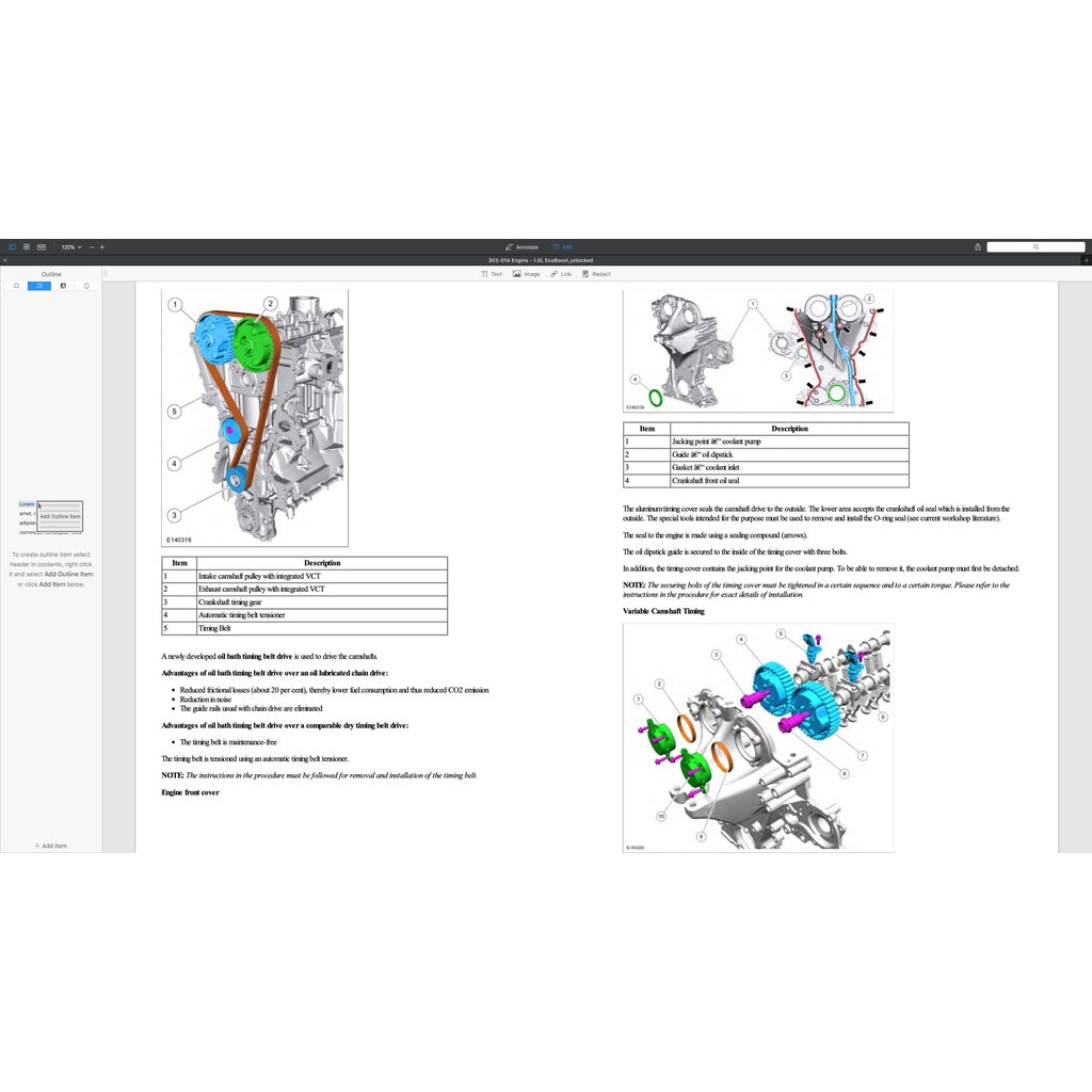 Ford ECOSPORT B515 2013-2021 Full Manual Set – Repair & Maintenance Manual - page 4