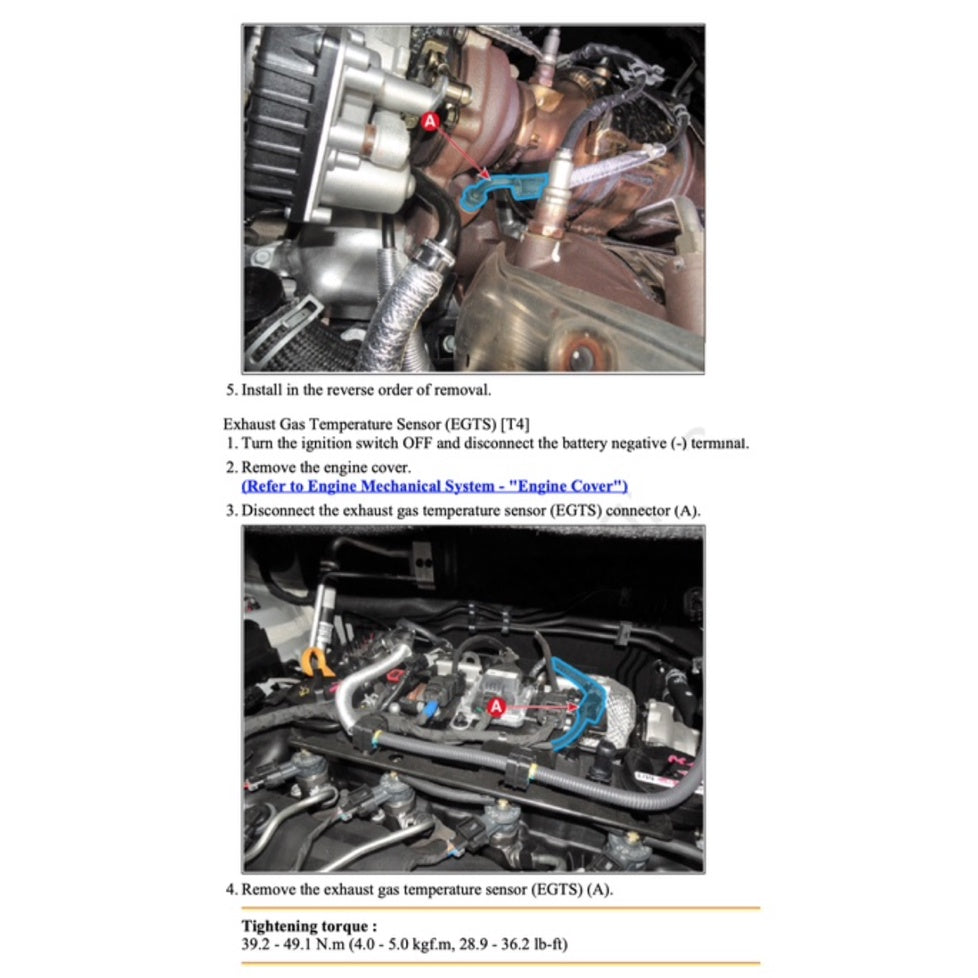 Kia Engine D4HB 2.2L "R" CRDI Service Repair Manual - page 4