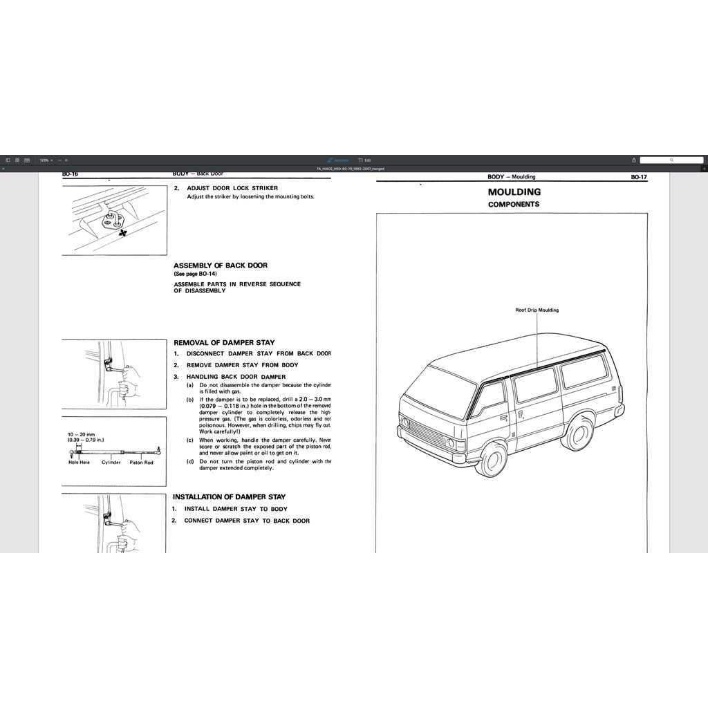 Toyota HIACE H50/60/70 1982-2007 Full Manual Set – Repair & Maintenance Manual - page 3