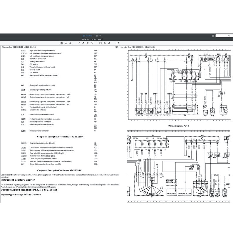 Mercedes-Benz C-CLASS W202 M111 1993-2000 Full Manual Set – Repair & Maintenance Manual - page 9