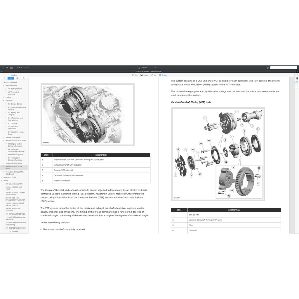 Jaguar F-PACE X761 2016-2024 Full Manual Set – Repair & Maintenance Manual - page 8