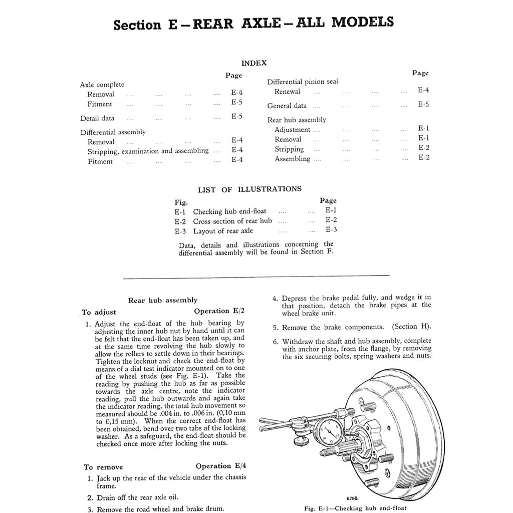 Land Rover Series II & IIA 88/109 1958-1971 Full Manual Set – Repair & Maintenance Manual - page 7