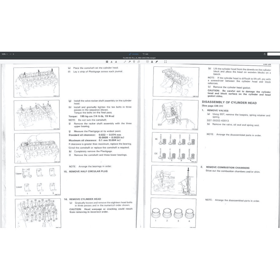 Toyota HIACE H50/60/70 1982-2007 Full Manual Set – Repair & Maintenance Manual - page 5