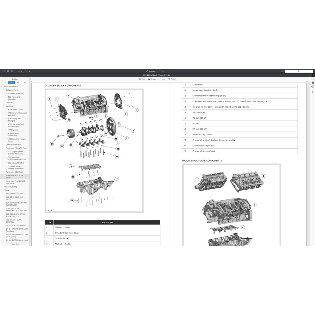 Jaguar F-PACE X761 2016-2024 Full Manual Set – Repair & Maintenance Manual - page 3