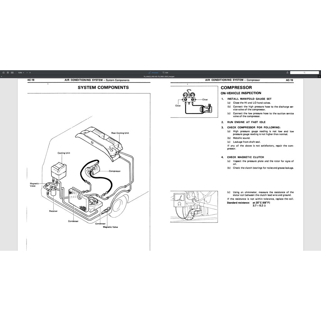Toyota HIACE H50/60/70 1982-2007 Full Manual Set – Repair & Maintenance Manual - page 8