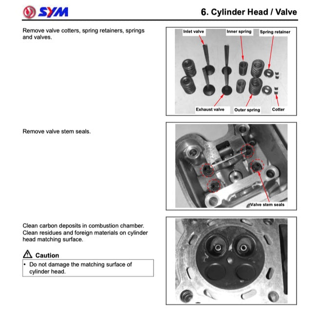 SYM Scooter 2010-2022 Full Manual Set – Repair & Maintenance Manual and Spare Parts Catalog and User Handbook - page 5