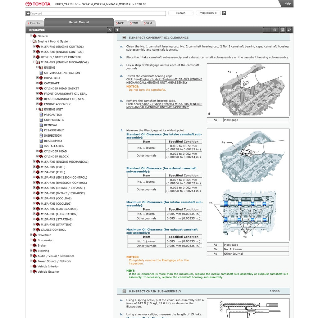 Toyota YARIS XP210 2020+ Full Manual Set – Repair & Maintenance Manual - page 7