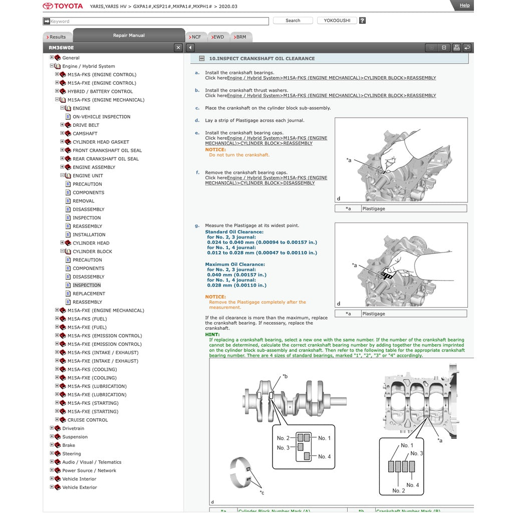 Toyota YARIS XP210 2020+ Full Manual Set – Repair & Maintenance Manual - page 9